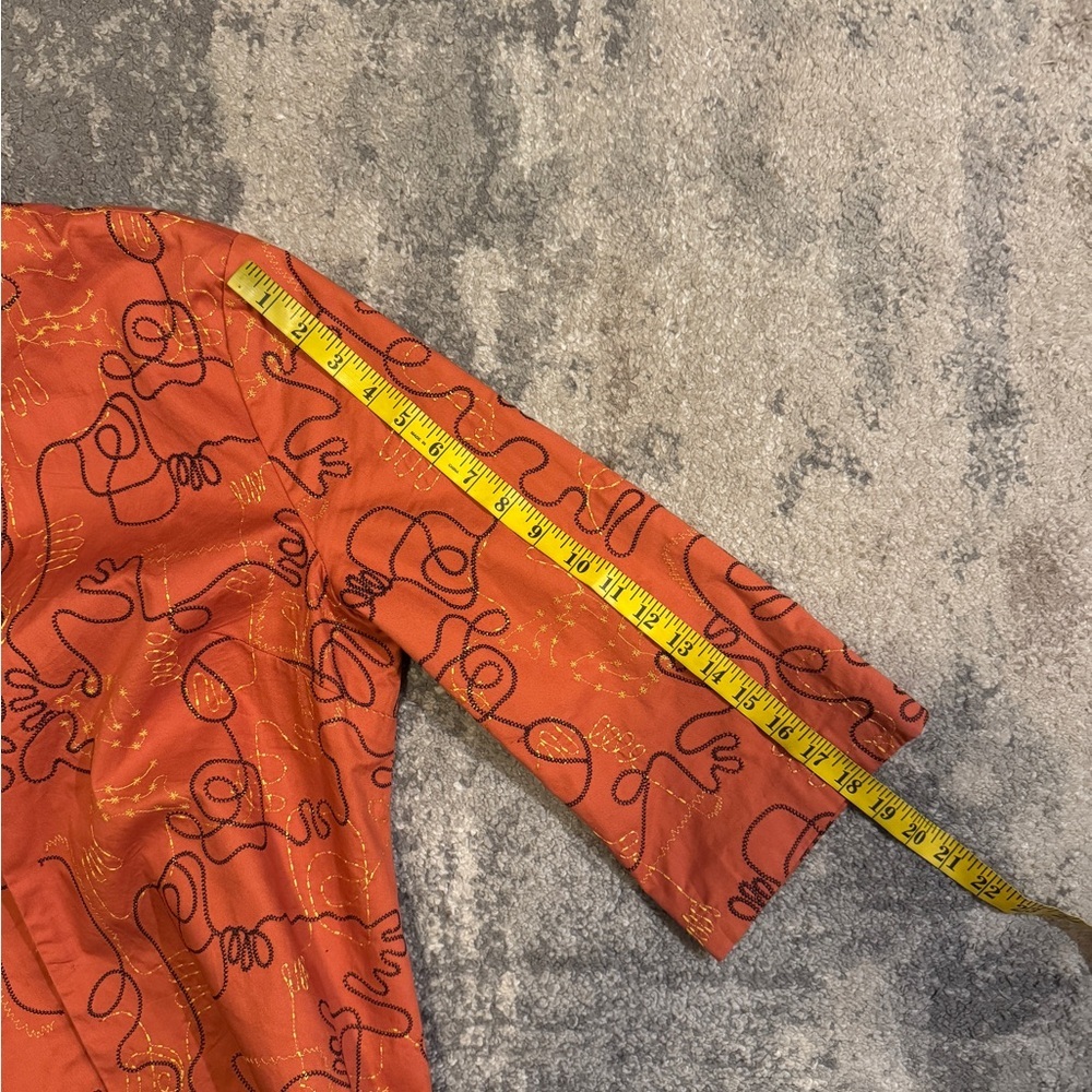 Birch Hill Orange Patterned Women's Jacket - Picture 7 of 7